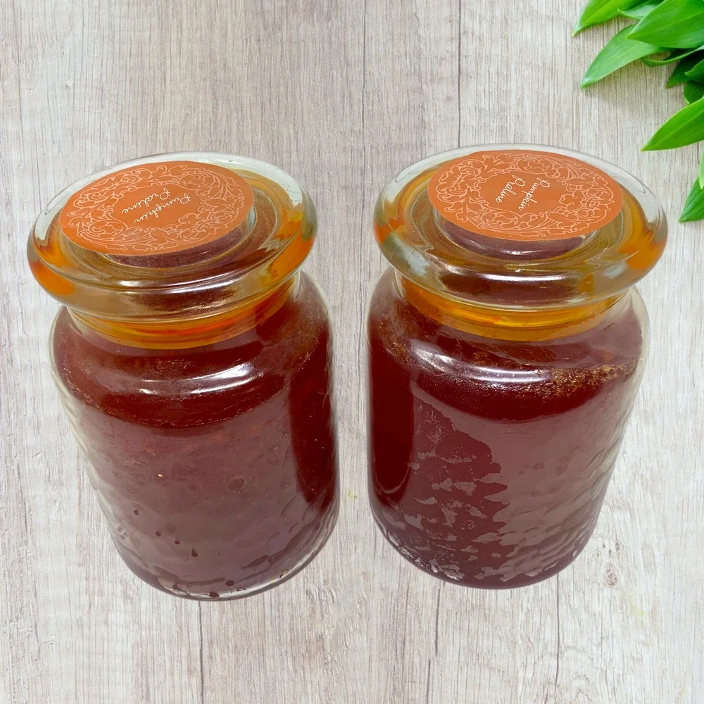 Lot 2 NEW Pumpkin Praline 22 oz Jar Candles MVP Group Farmhouse Fall Scent